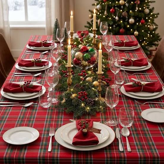 Kersttafel dekken: ideeën voor een warme en luxe kersttafel