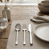 18-delige RVS Bestekset | 6 Lepels 6 Vorken | 6 Messen – Minimalistisch Design