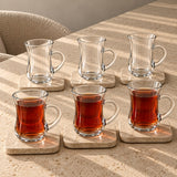 Paşabahçe Keyif Theeglazen | 6 Stuks | 145 ml