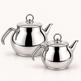 Hayat RVS Dubbele Theepotset | Chroom