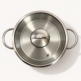 Akdeniz Elit Premium Braadpan | RVS 18/10 | Glazen Deksel
