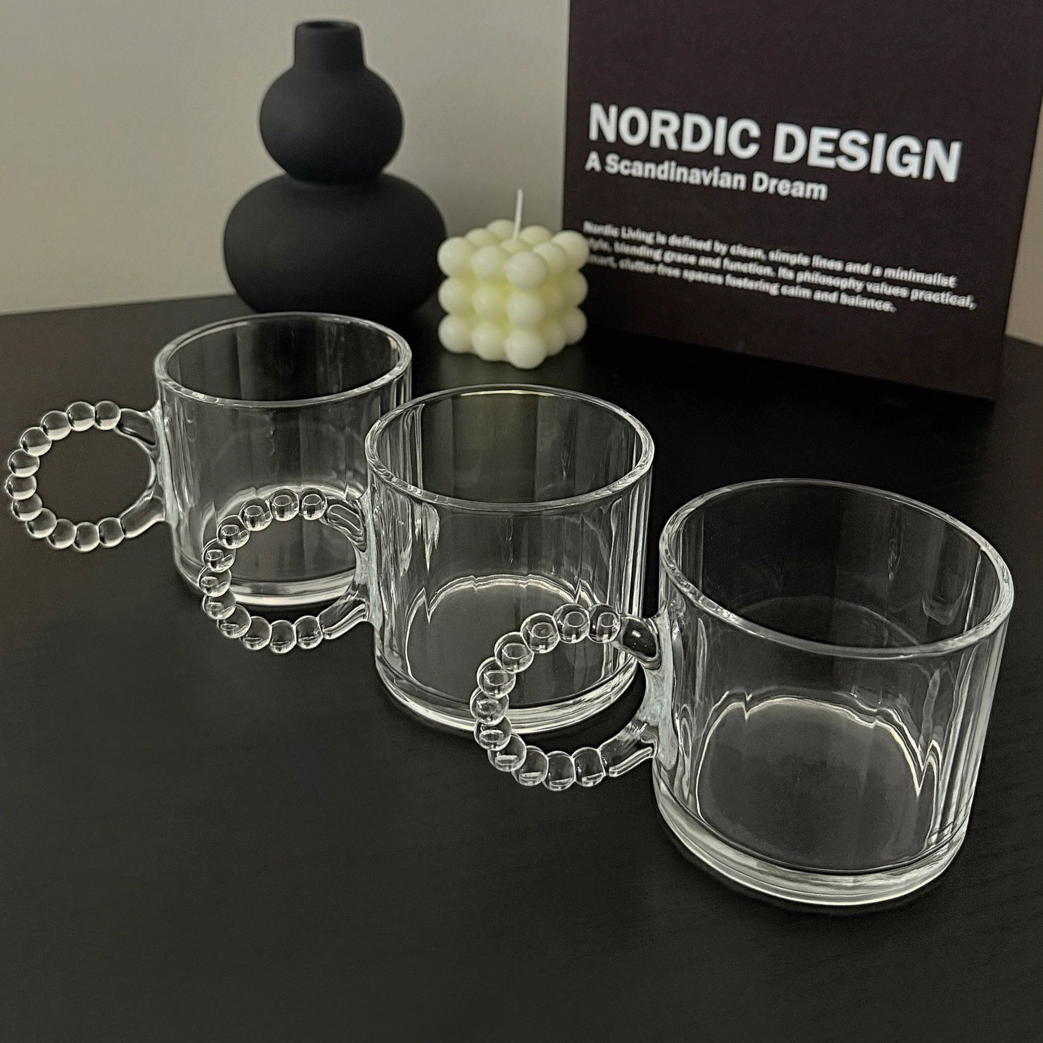 Bubble grip mokken |  3 delig | 290 ml