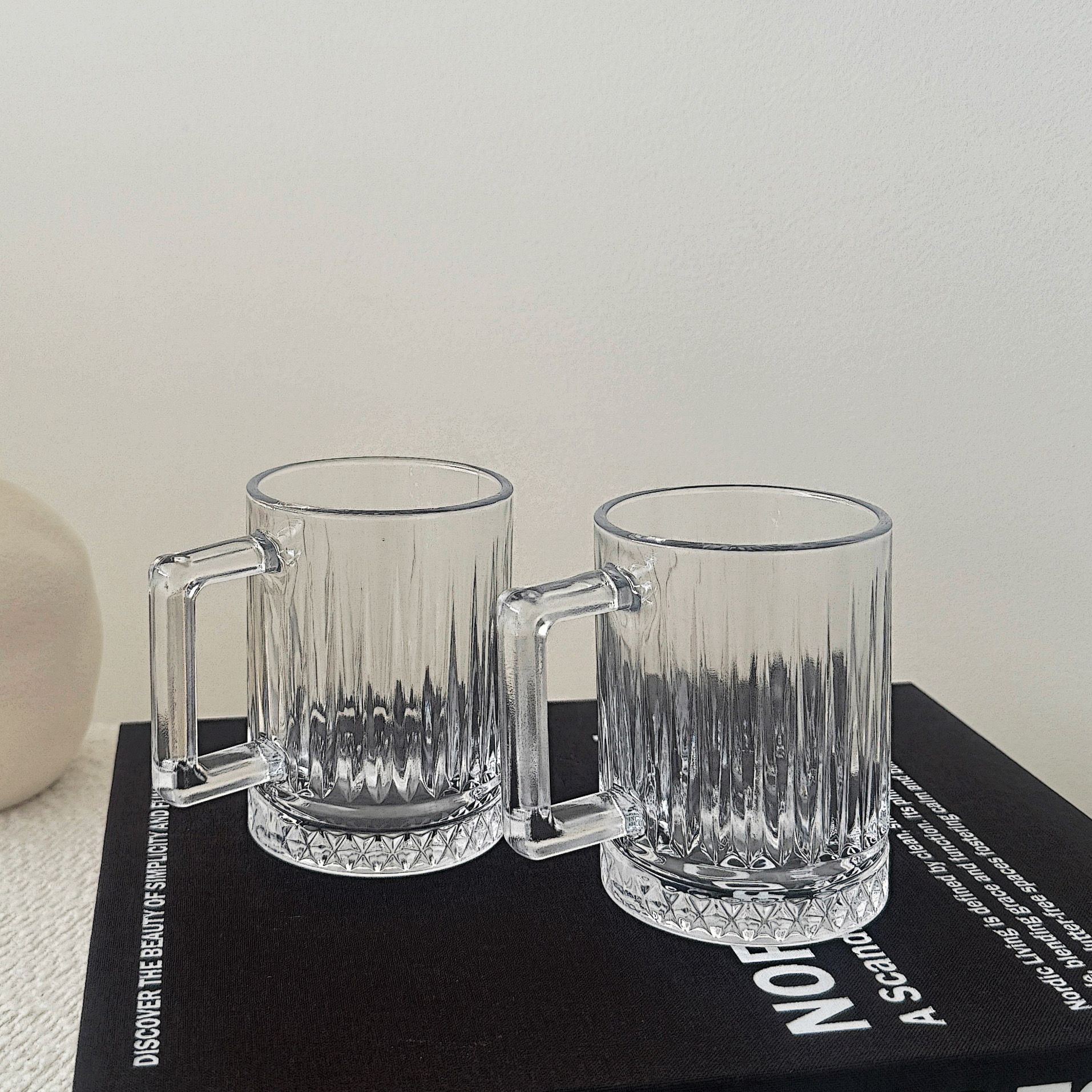 Diamond edge mok | 6 delig | 240 ml