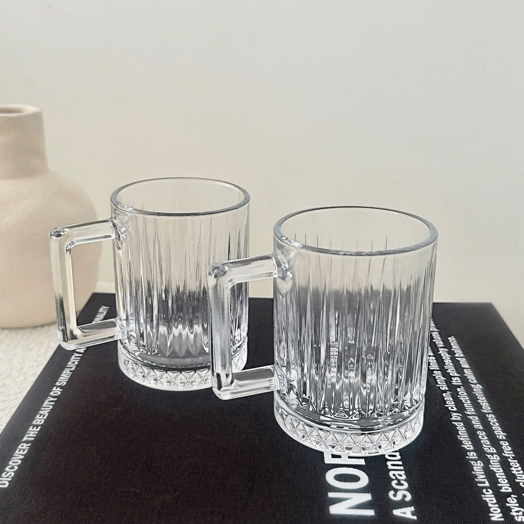 Diamond edge mok | 6 delig | 240 ml