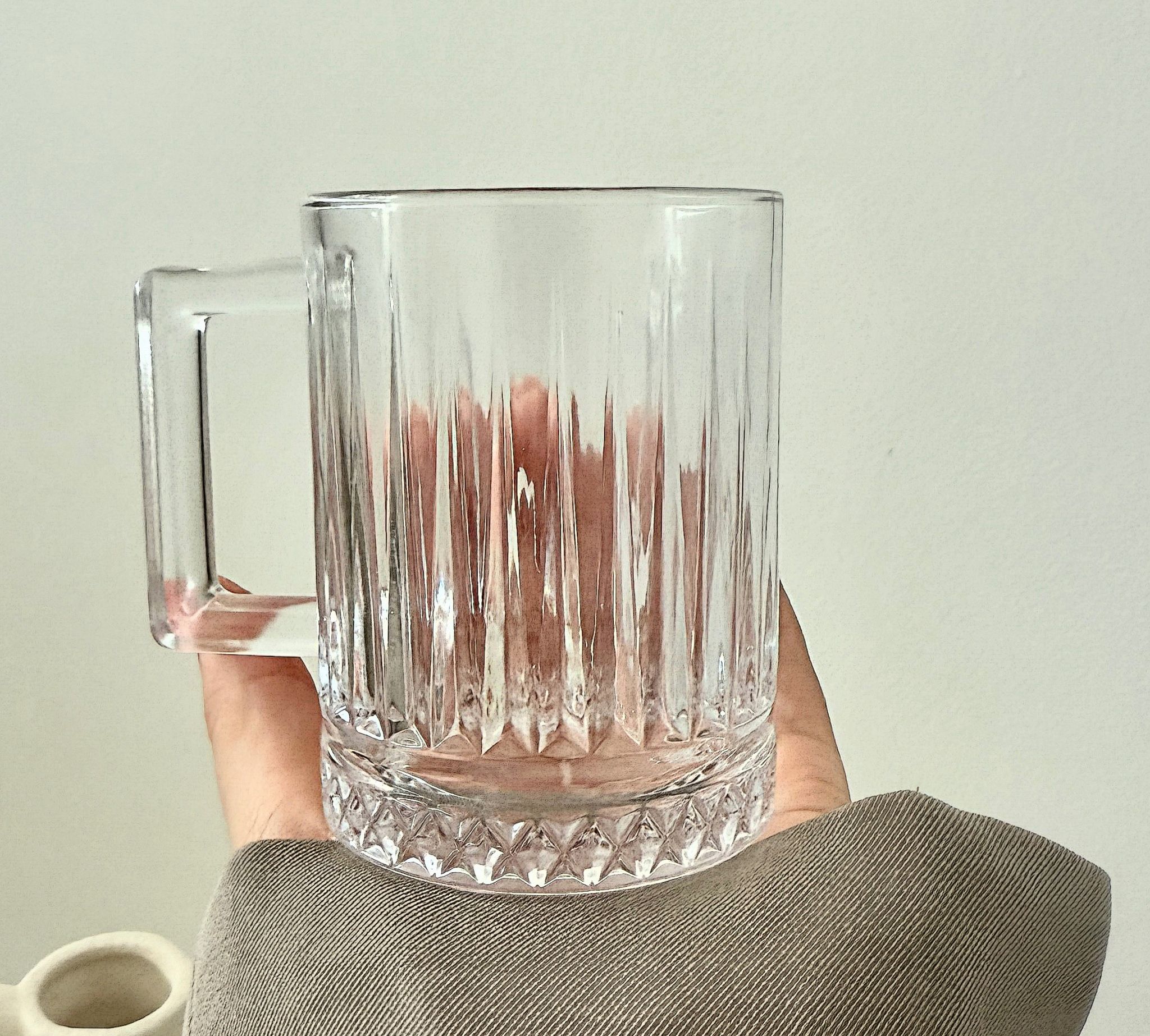 Diamond edge mok | 6 delig | 240 ml