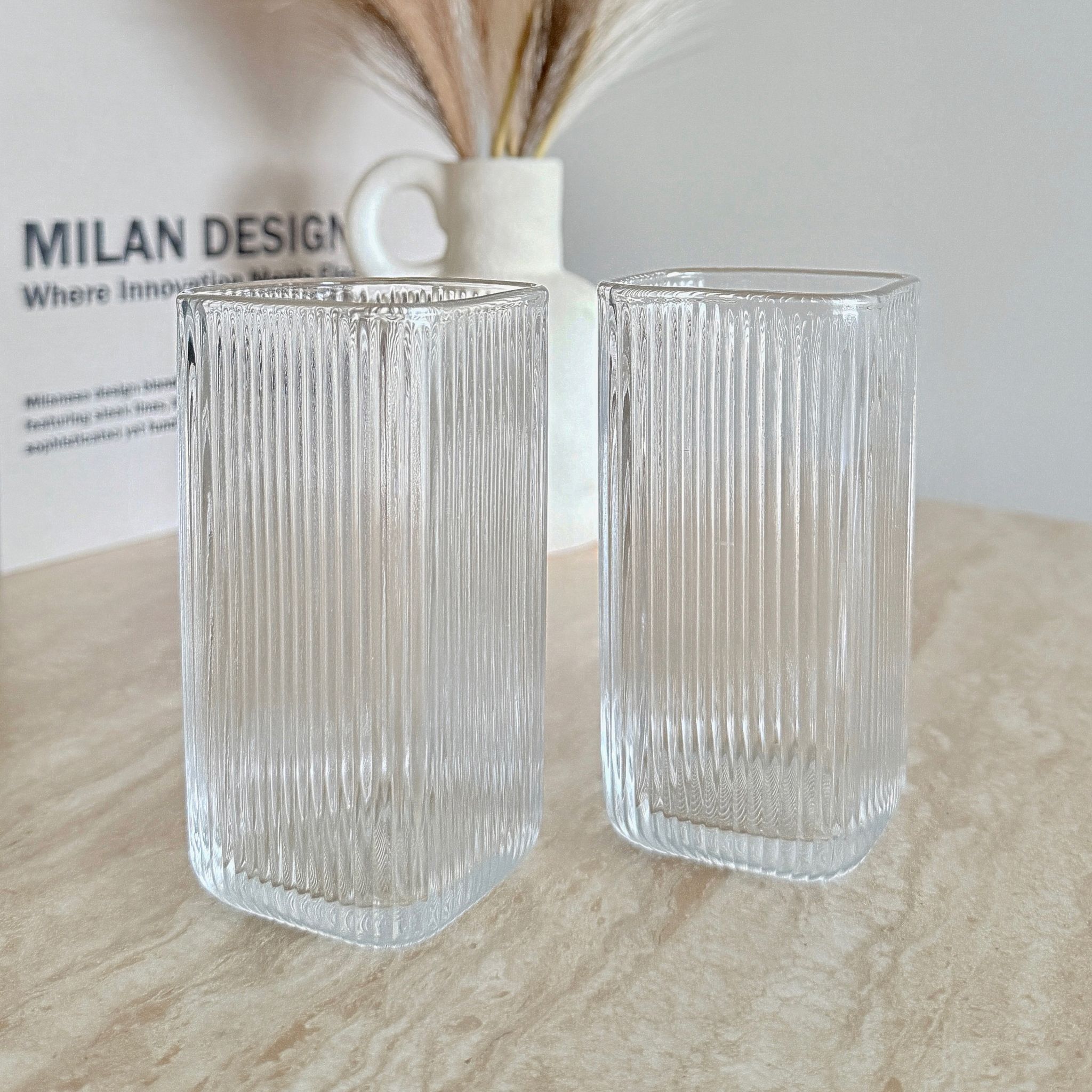 Linear luxe glazen | 6 delig | 250 ml