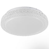 Luna Ronde LED Plafondlamp | Luxe Kristalrand | 30 cm