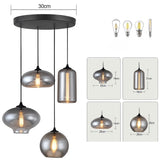 Serene Luxe Collectie | 4 Glazen Hanglampen