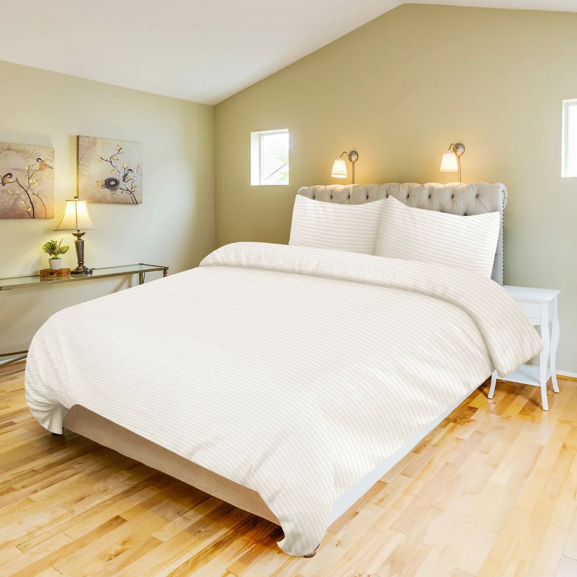 Beige Luxe Beddengoedset | 4-delig