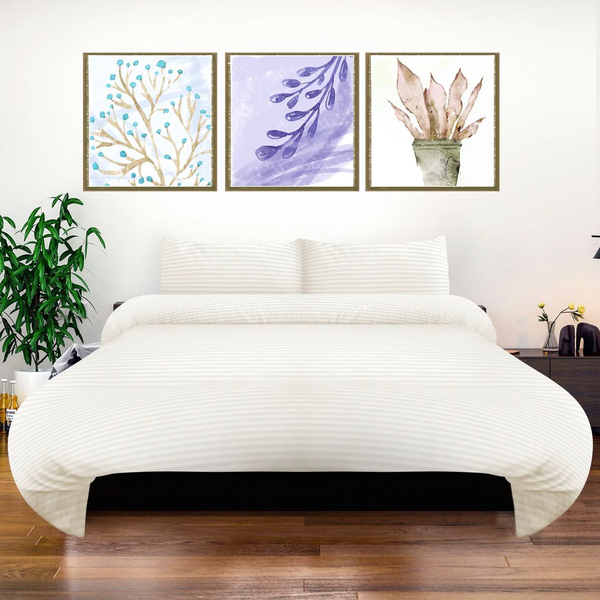 Beige Luxe Beddengoedset | 4-delig