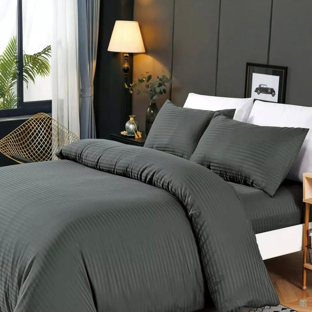Donkergroene Luxe Beddengoedset | 4-delig