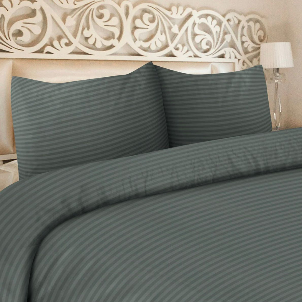 Donkergroene Luxe Beddengoedset | 4-delig
