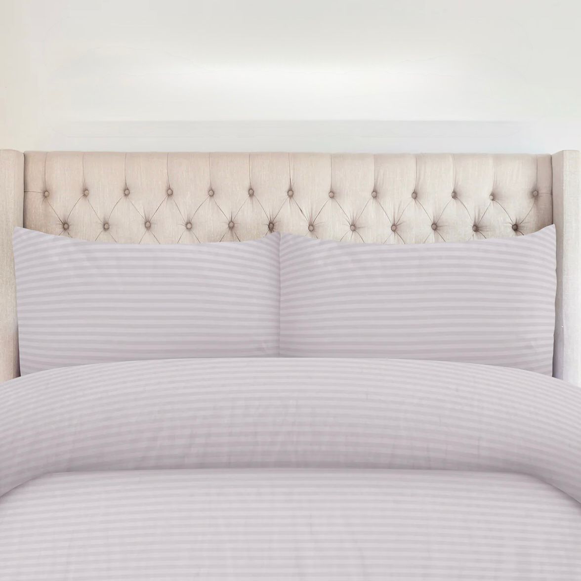 Lichtgrijze Luxe Beddengoedset | 4-delig