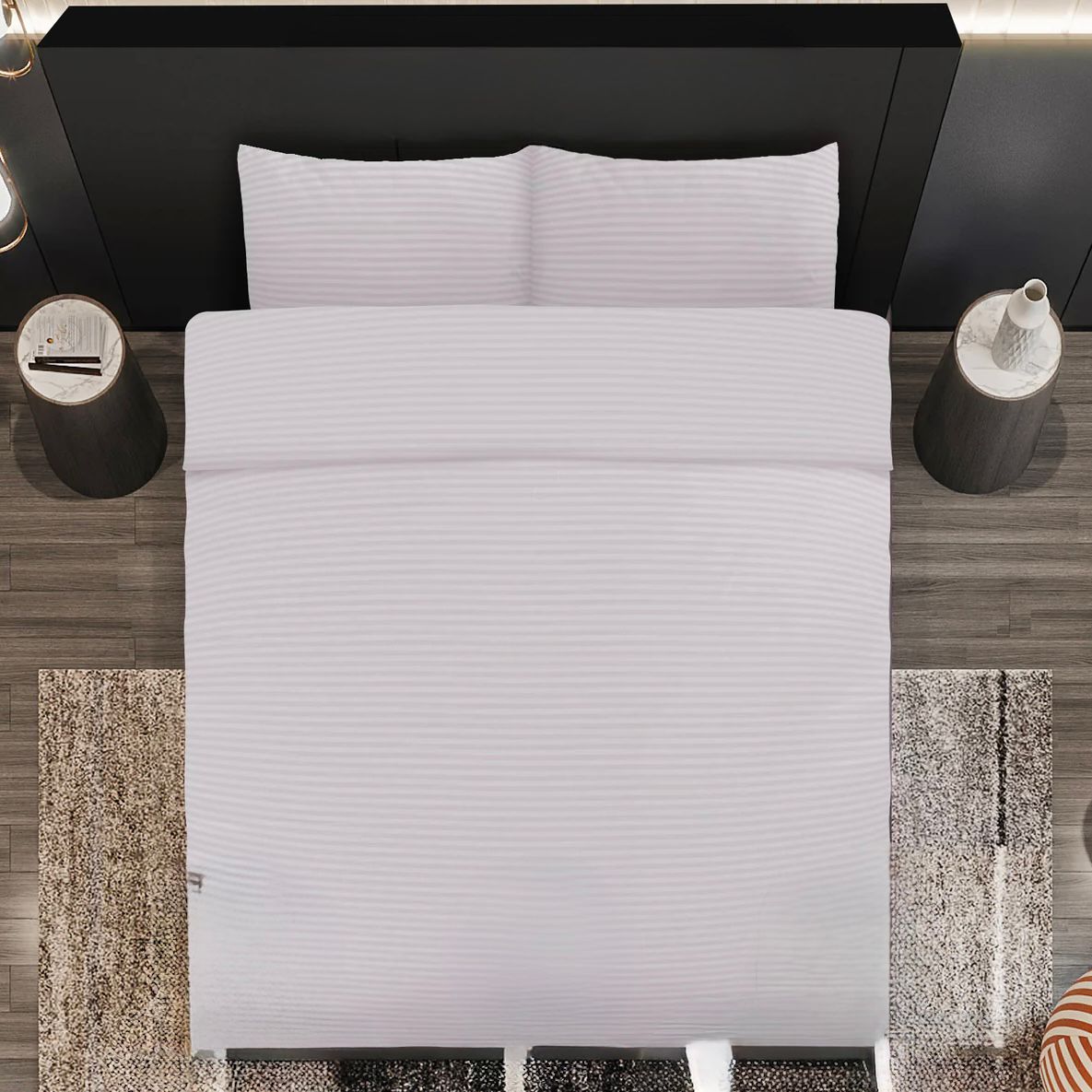 Lichtgrijze Luxe Beddengoedset | 4-delig