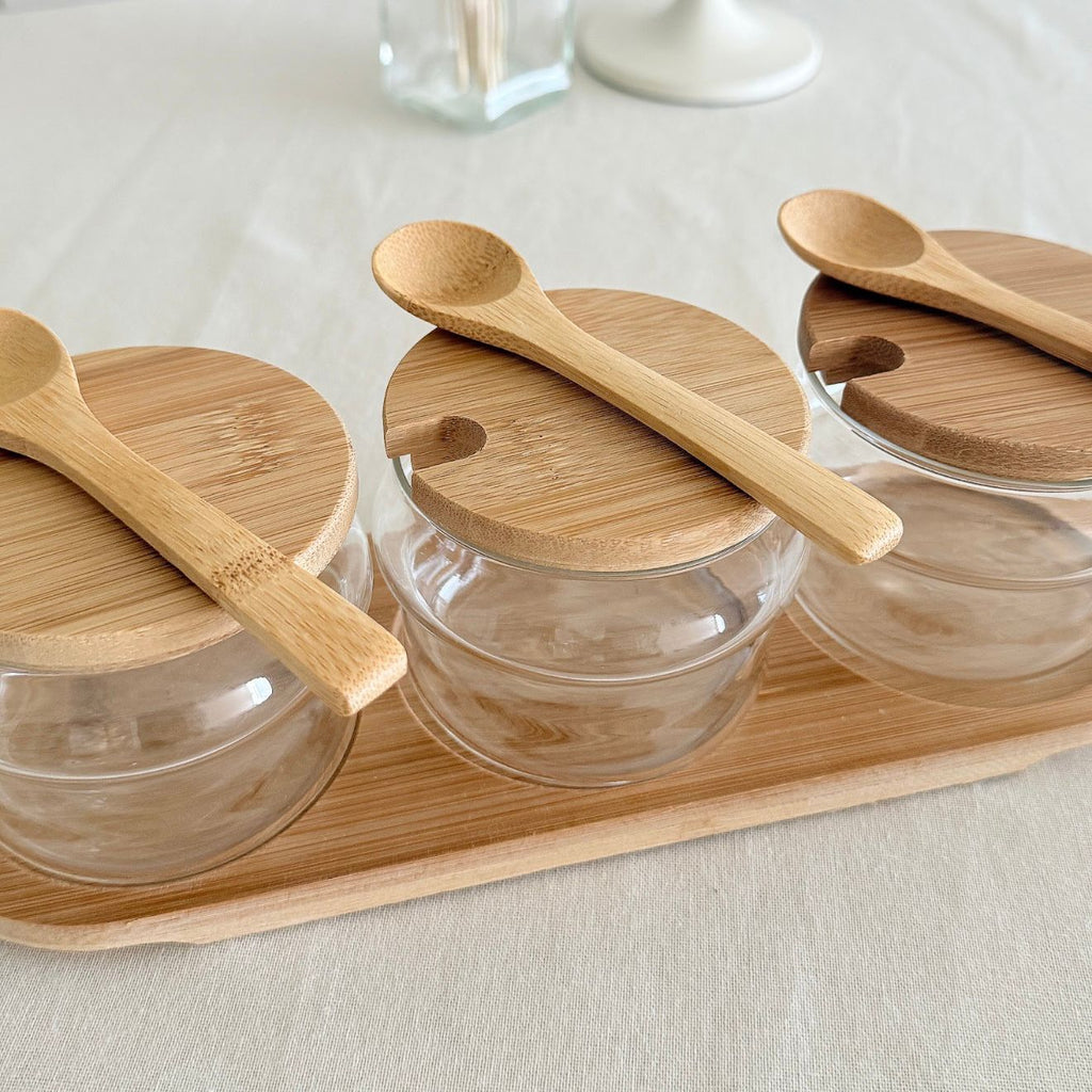 Bamboo spice Set | 3 stuks