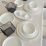 Silver Rim Porselein Serviesset | 27-delig