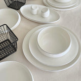 Silver Rim Porselein Serviesset | 27-delig