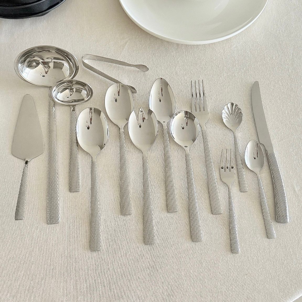 Monaco Textured Bestekset | 72-delig