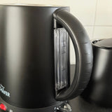 Schafer Elektrische Theemaker – Mat Zwart | 2-in-1