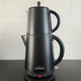 Schafer Elektrische Theemaker – Mat Zwart | 2-in-1