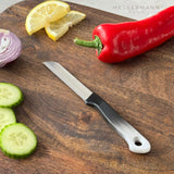 Solingen schilmes met kartel | rvs | Zwart-wit | 6 delig