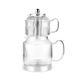 Schafer XL glazen theepot (2,0L+1,0L)