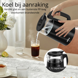Homelux Digitale Glazen Waterkoker & Theemaker 1,7L