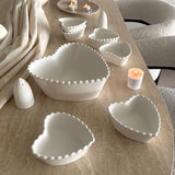 Luxe Hartvormige Schaaltjes Set (7-delig)