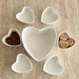 Luxe Hartvormige Schaaltjes Set (7-delig)