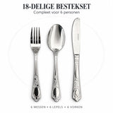 Kochmann Royal Classic 18-delige Bestekset | 6 Persoons