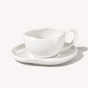 Homelux koffiekopjes set wit | 12-delige set | 120 ml
