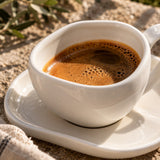 Homelux koffiekopjes set wit | 12-delige set | 120 ml
