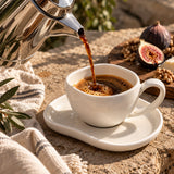 Homelux koffiekopjes set wit | 12-delige set | 120 ml