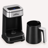 Turkse Elektrische Koffiemachine | Zwart | Chroom