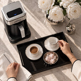 Turkse Elektrische Koffiemachine | Zwart | Chroom