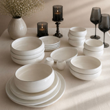 Silver Rim Porselein Serviesset | 27-delig
