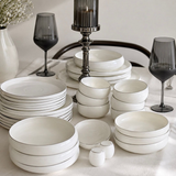 Silver Rim Porselein Serviesset | 27-delig