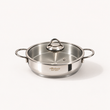 Akdeniz Elit Premium Braadpan | RVS 18/10 | Glazen Deksel