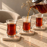 Paşabahçe Keyif Theeglazen | 6 Stuks | 145 ml