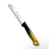 Solingen schilmes met kartel | rvs | zwart-goud | 6 delig