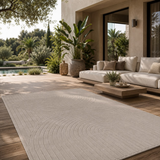 Japandi Vloerkleed Sora Crème – Indoor & Outdoor