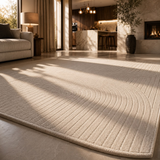 Japandi Vloerkleed Sora Crème – Indoor & Outdoor