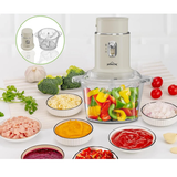 Homelux 4 in 1 Keukenmachine Hakmolen Blender 2L Glas 600ml