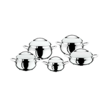 O.M.S Luxe Pannenset 10-delig – 18/10 RVS Inductie Geschikt