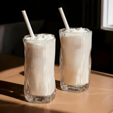 Diamond Stripe Longdrinkglazen 280 ml | Set van 6