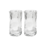 Diamond Stripe Longdrinkglazen 280 ml | Set van 6