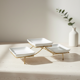 Vierkante Serveerschaaltjes – 3 Delig