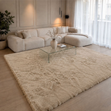 Hoogpolig Vloerkleed Beige - Zacht Shaggy Tapijt