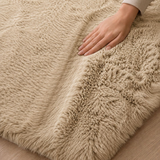 Hoogpolig Vloerkleed Beige - Zacht Shaggy Tapijt