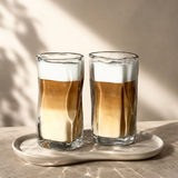 Ripple wave Glazen - 6 Delig | 250 ml